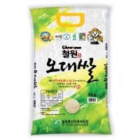 [철원동신미곡 22년DMZ햅쌀]4KG두루웰철원오대쌀(햅쌀) 오대눈꽃과자1봉증정